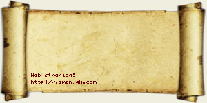 Dina Zebić vizit kartica